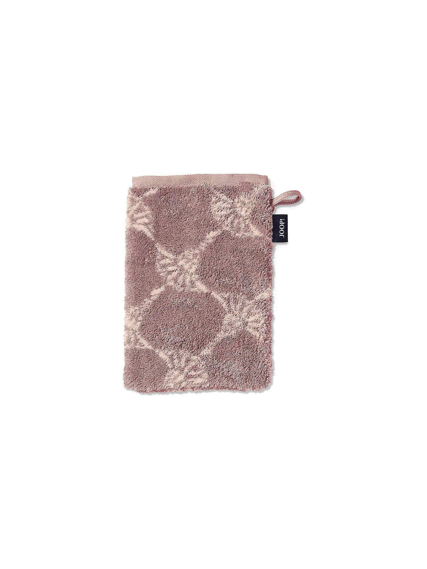 JOOP | Waschhandschuh Cornflower 16x22cm Türkis | rosa